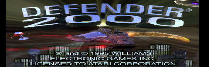 Defender 2000 Title Screen